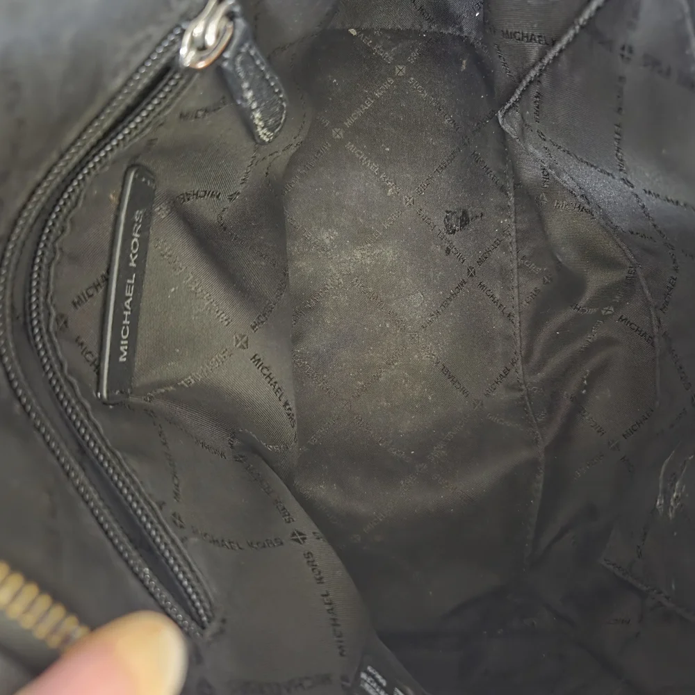 Michael Kors Black Satchel with Gold Details - Picture 8 of 9